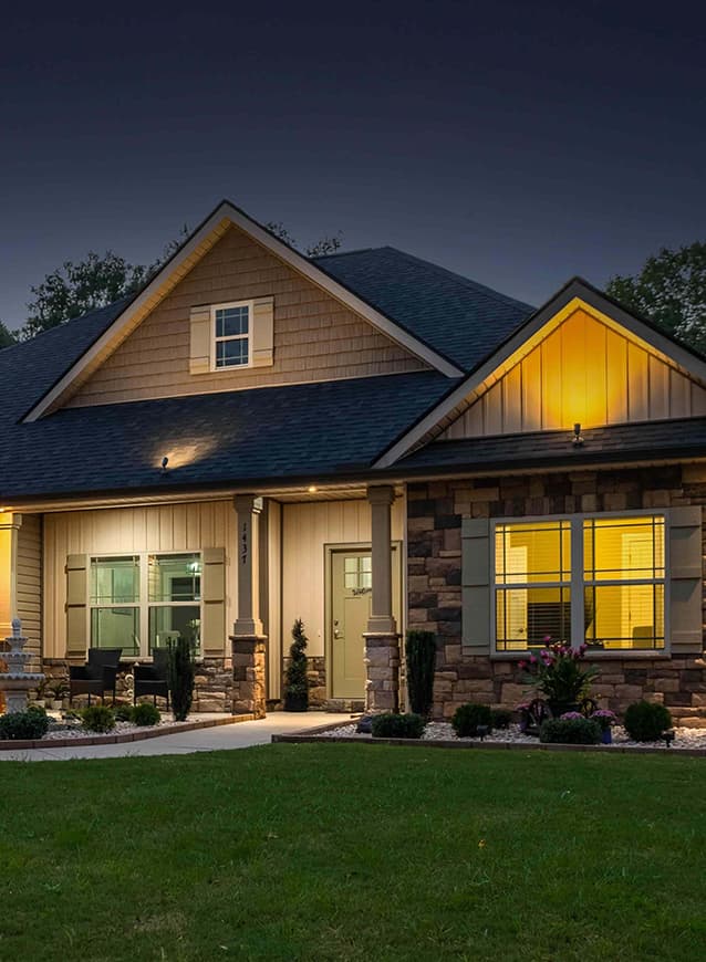 Home powered by Megarevo Hybrid Inverter for reliable solar energy